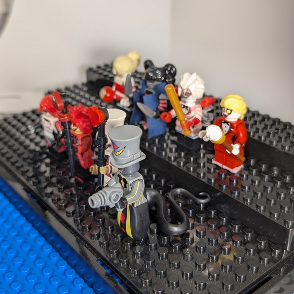 8 Minifigures- Hazbin Hotel Lego Compatible Minifigures with Accessories New! - Picture 2 of 9